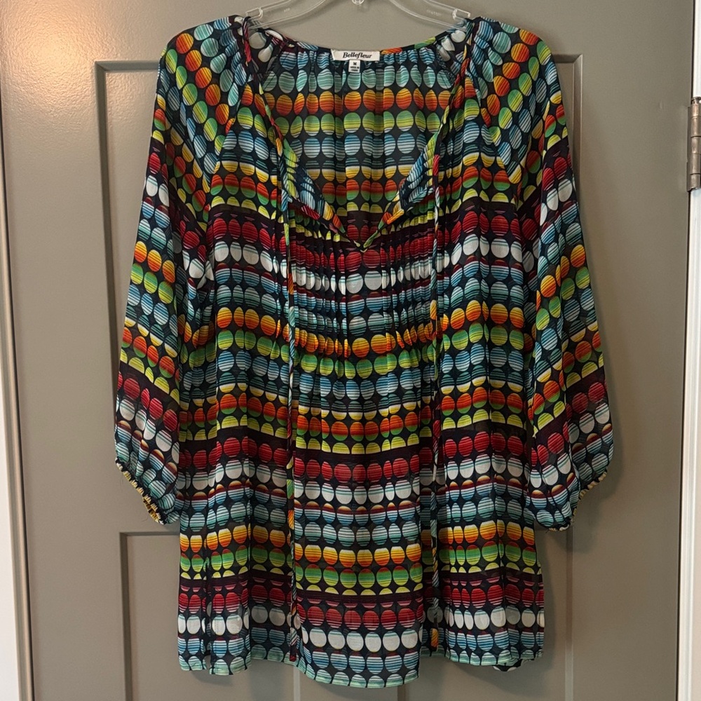 Vibrant Multicolor Women's Tunic